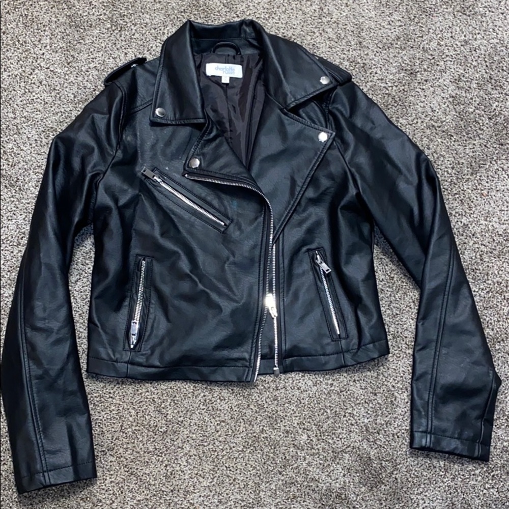 Faux Leather Jacket